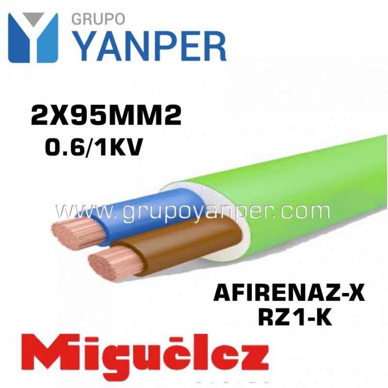 MIGUELEZ CABLE BARRYFLEX RV-K 3G10MM2 0.6/1KV NEGRO - GRUPO YANPER